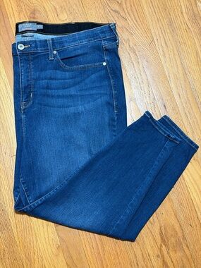 Torrid Plus Size Sky High Skinny Jeans - Dark Blue Size 26 Regular - Like New